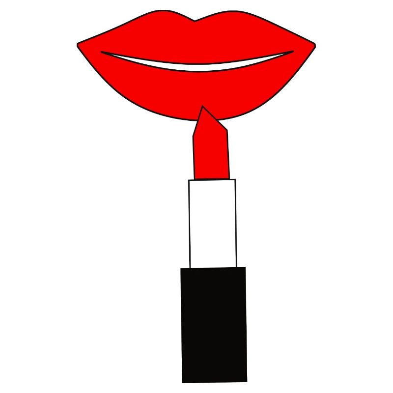 Lippenstift Lippen rot