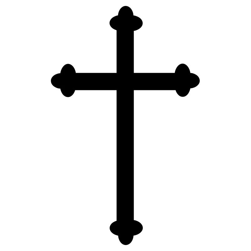 Kreuz als Schattenbild