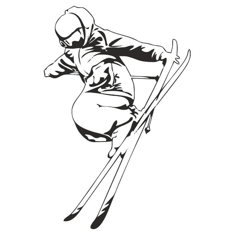 Skifahrer