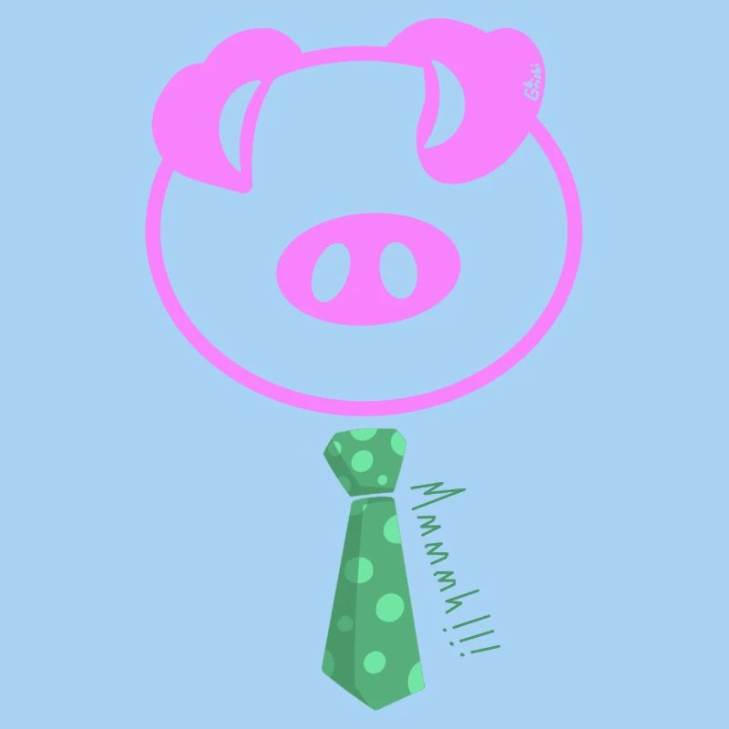 Mmmmhh! Das Pop-Krawatte-Schwein
