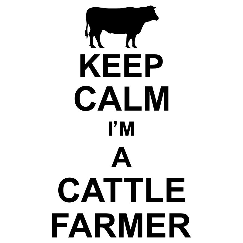 keep calm im a cattle farmer kg10