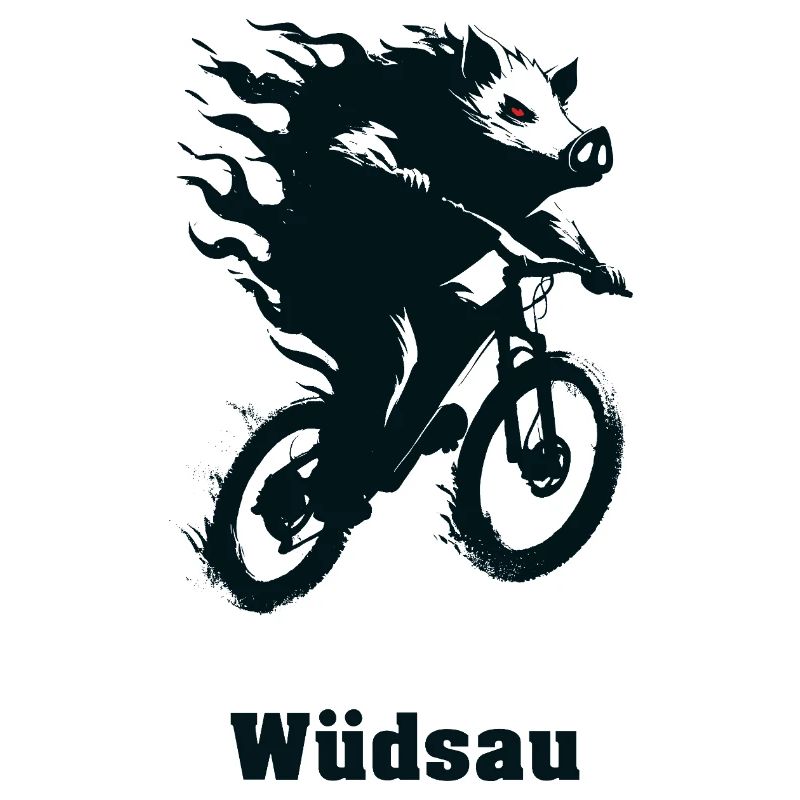 Flame steed on wheel