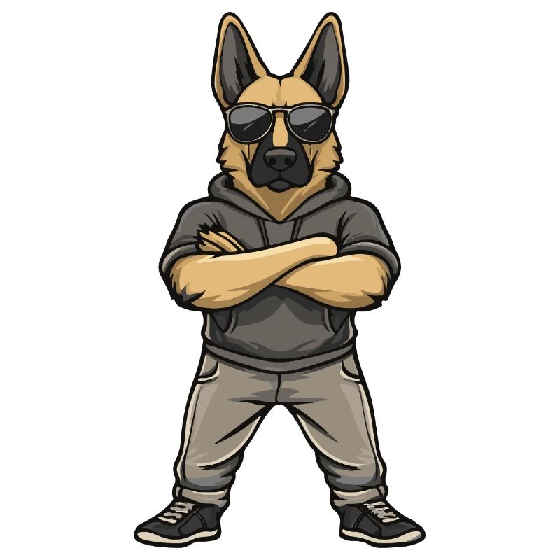 German Shepherd Comic