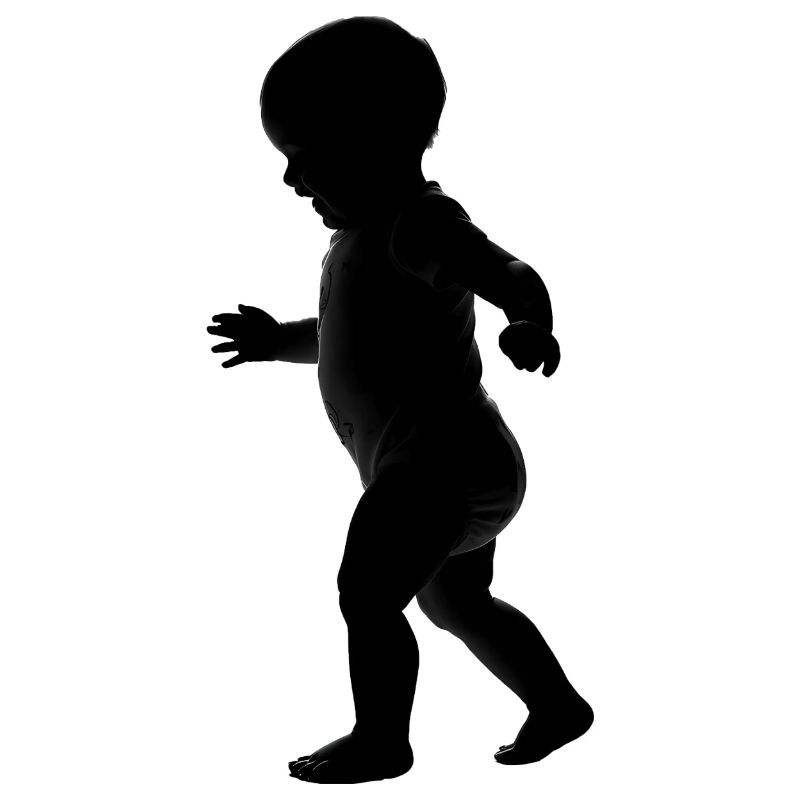 Bébé - Logo Cool Silhouette