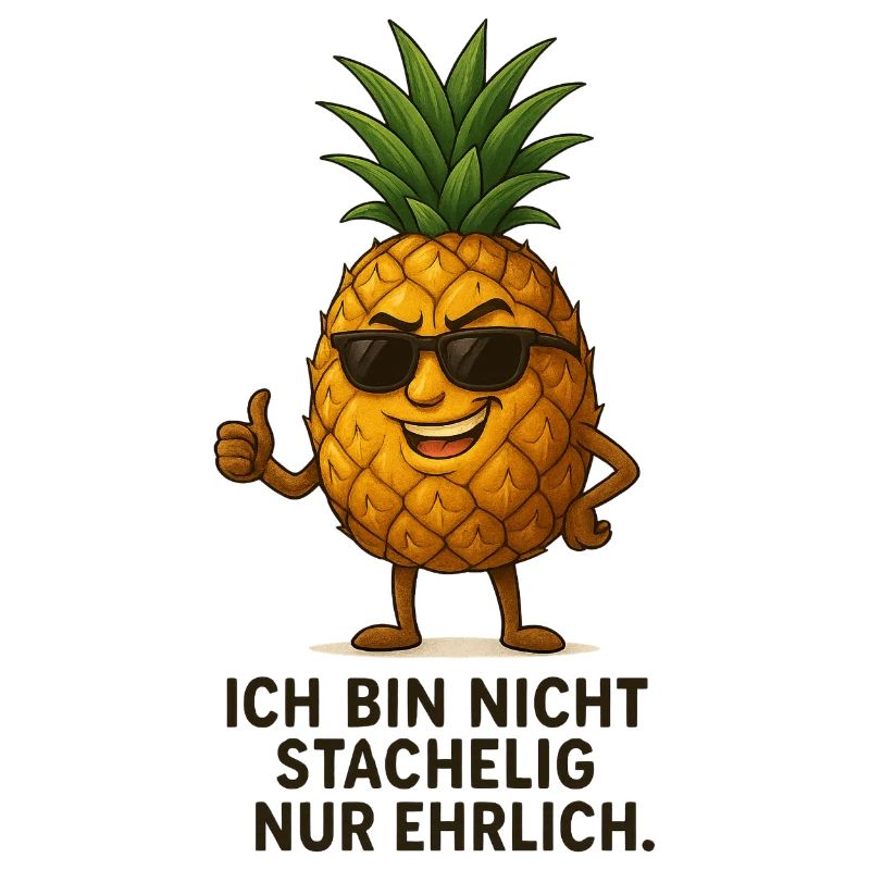 Ananas mit Stil und Ehrlichkeit