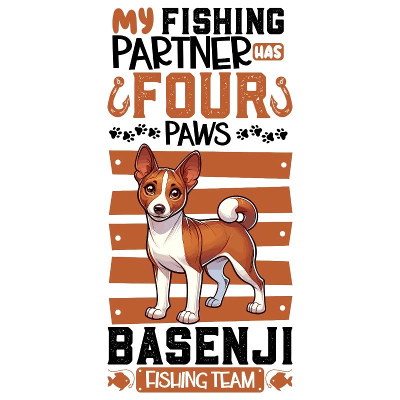 Pêche et Basenji