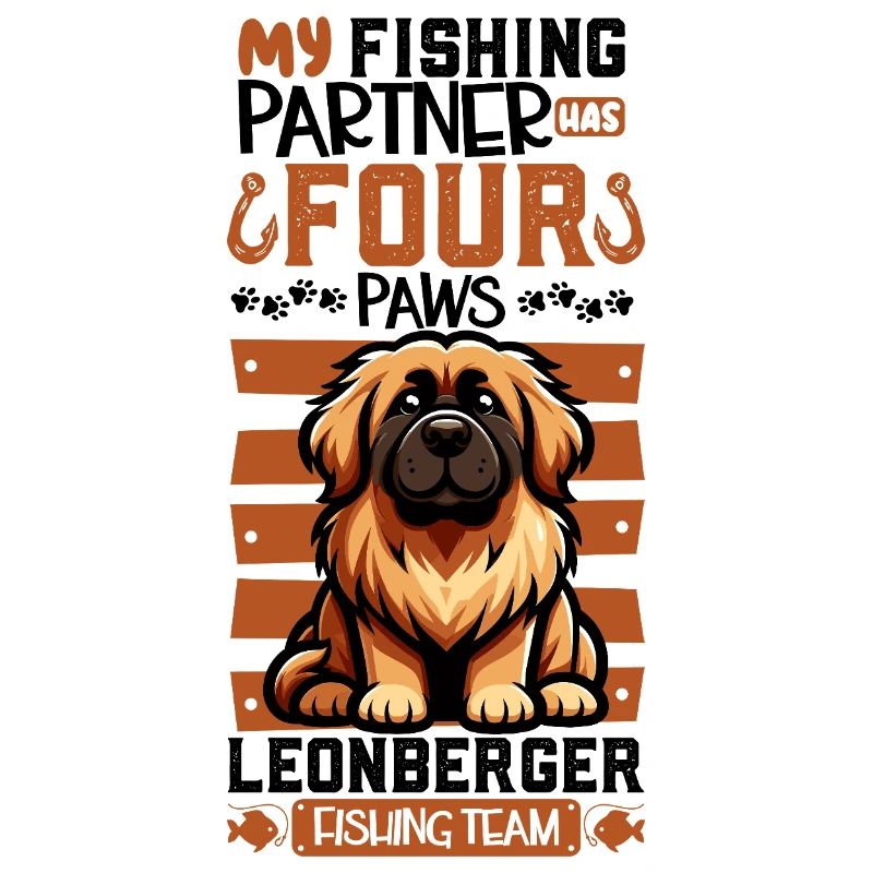 Pêche et Leonberger