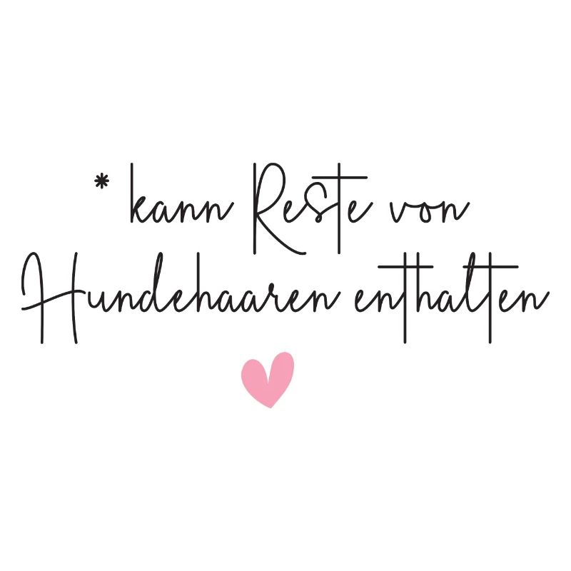 Hund Hundehaar lustiger Hunde Spruch Geschenk