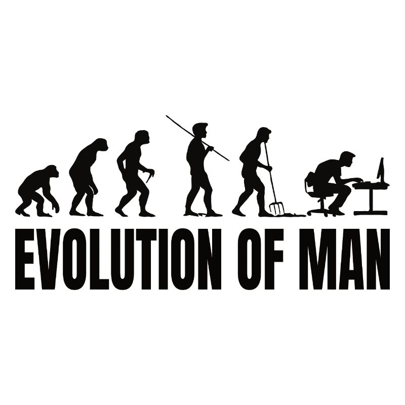 Programmierer Computerfreak Evolution