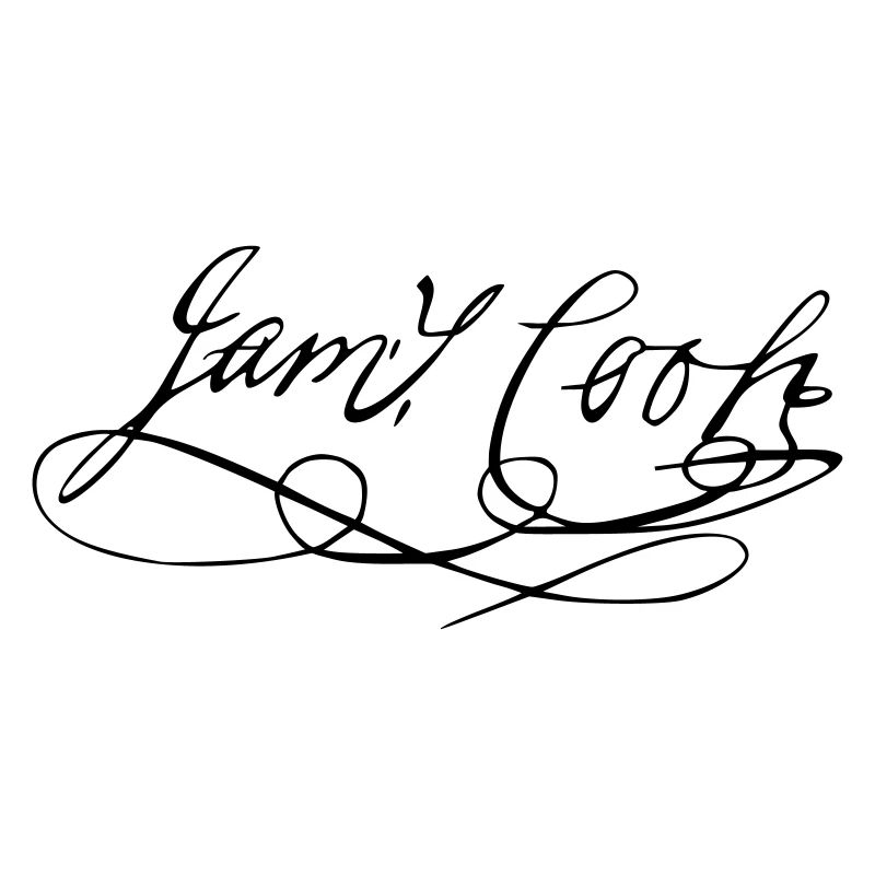 James Cook Autogramm