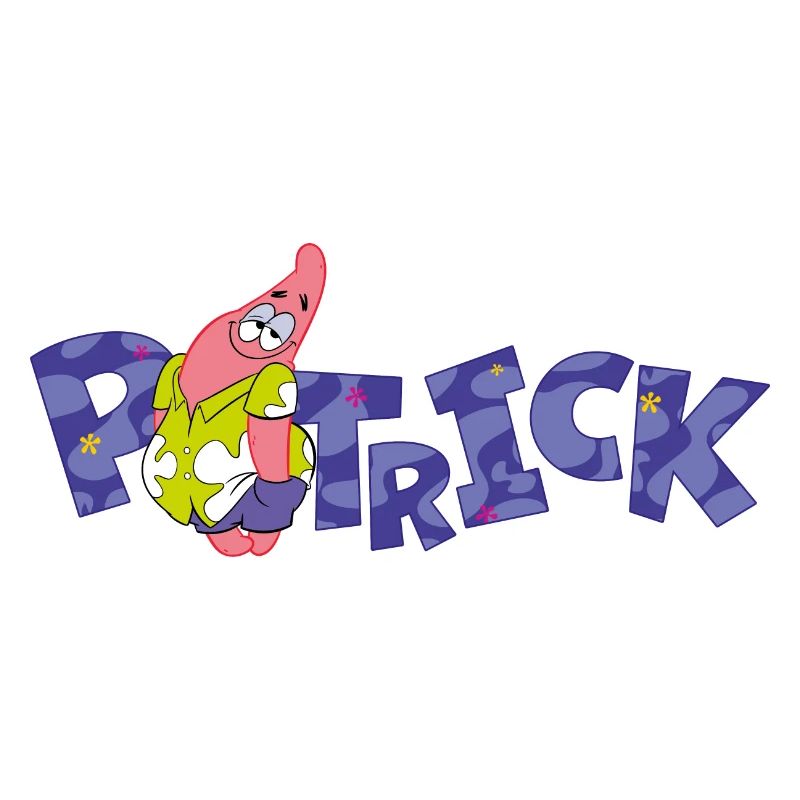 The Patrick Star Show Patrick En Lettres Violettes