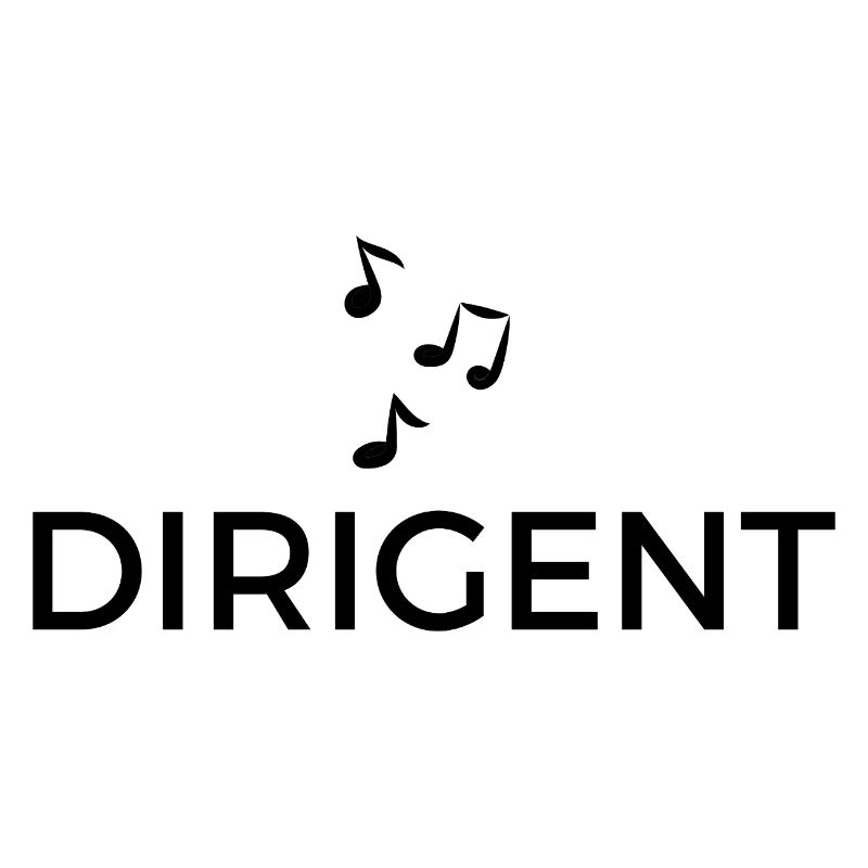 Dirigent mit Noten