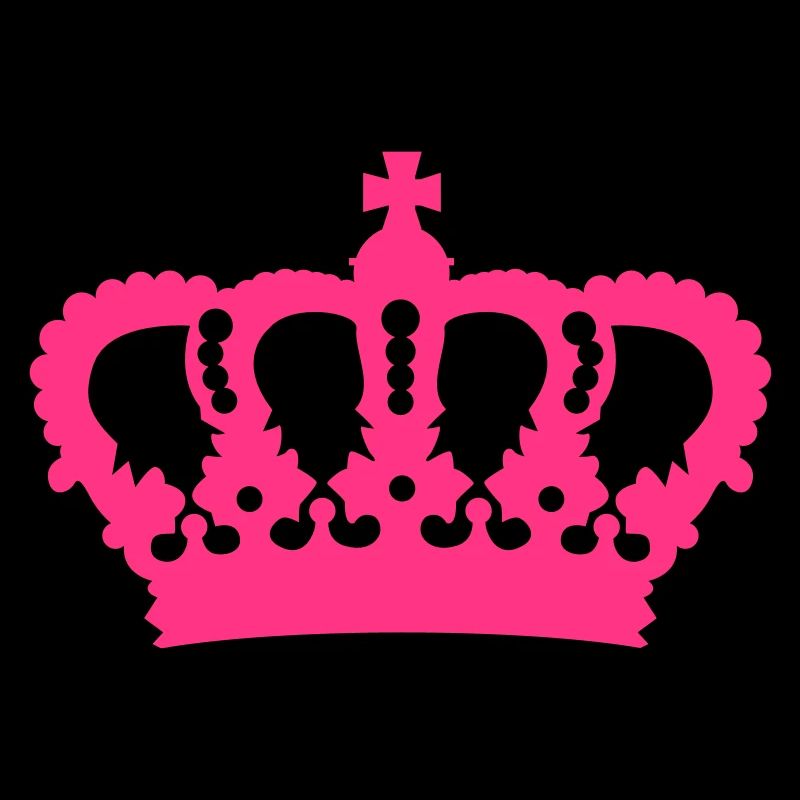 Crown King Queen Prinz Princess Royal pink