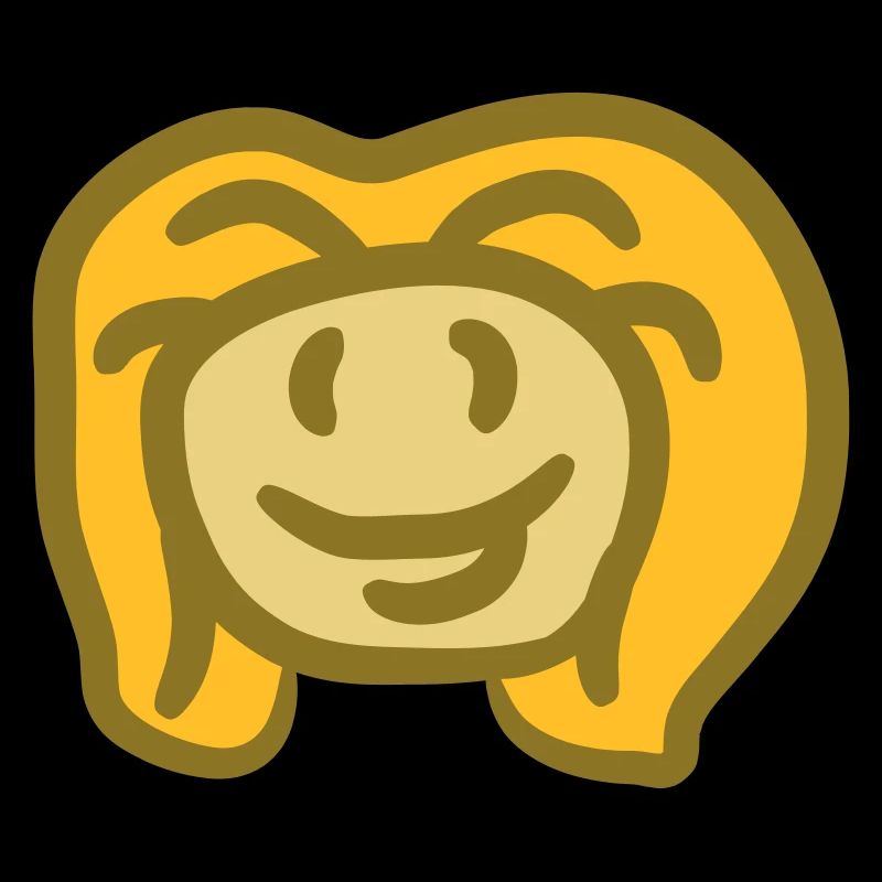 Blondes Glückliches Lachendes Mädchen Gesicht Smil