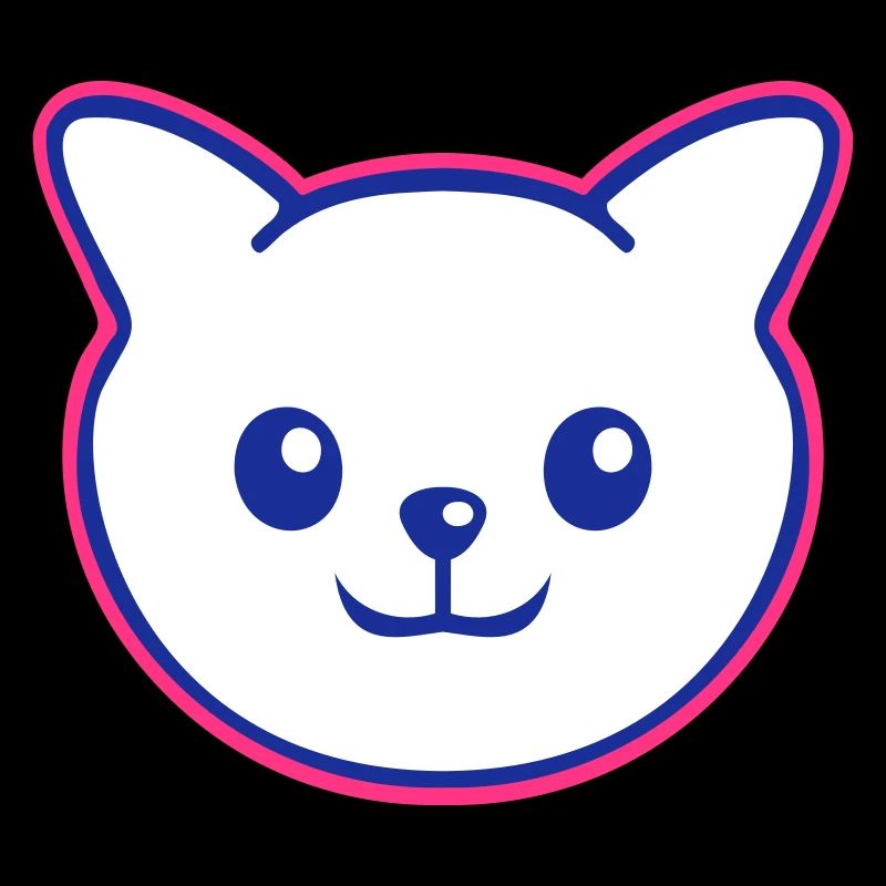 Pretty Cat Looking Happy Cheerful Smiling