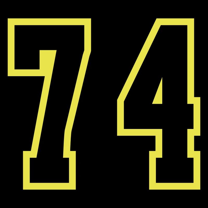 74 Number Jersey