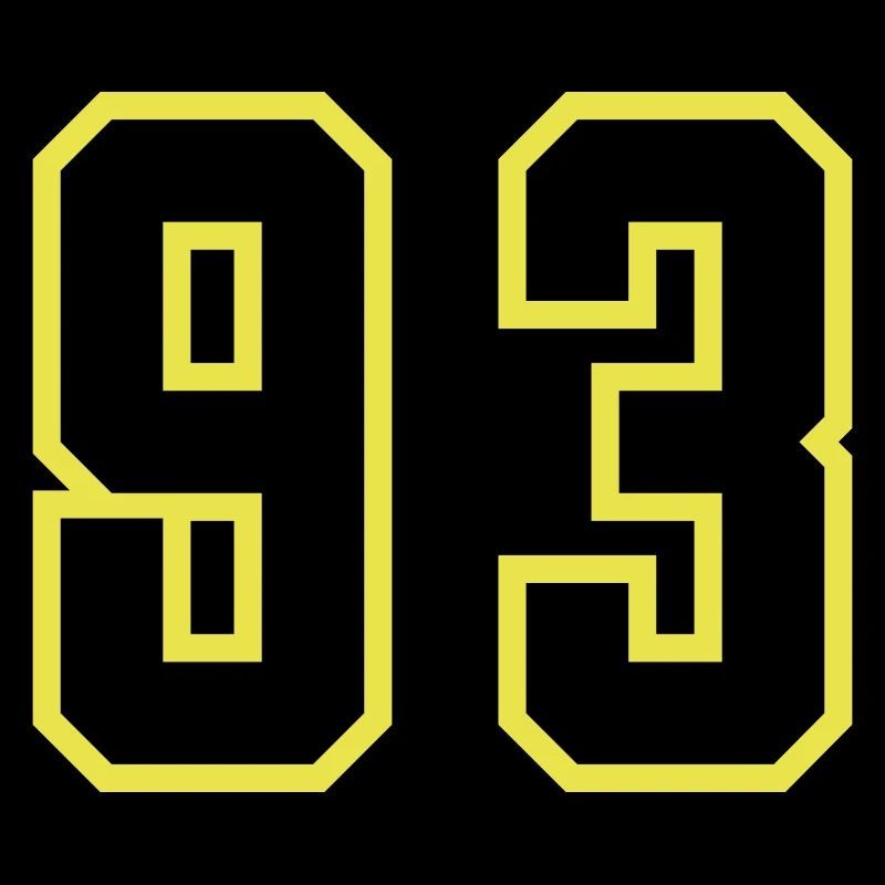 93 Number Jersey