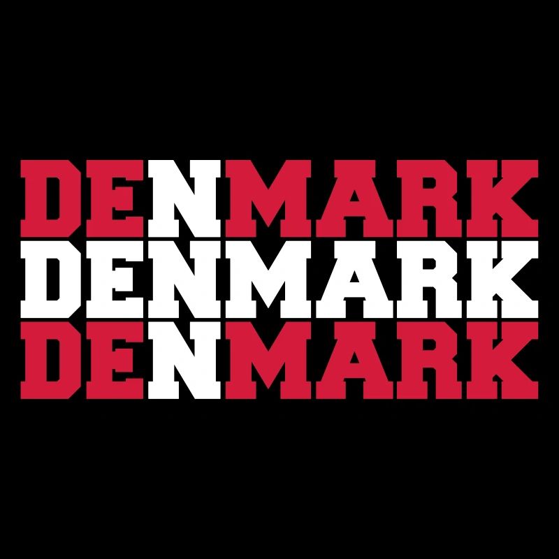 Denmark Danmark Flag Logo