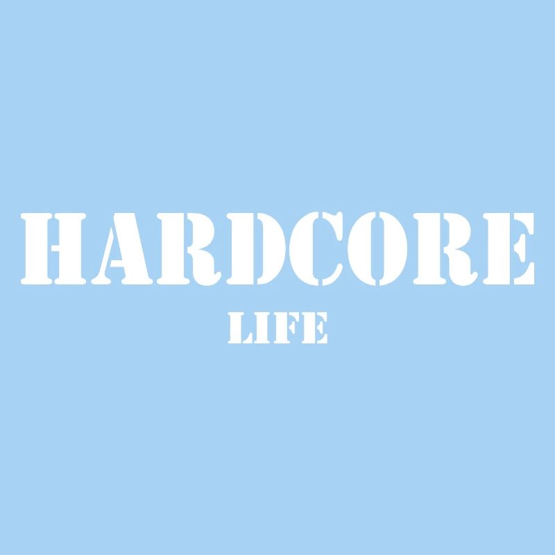 Hardcore Life couleur blanche