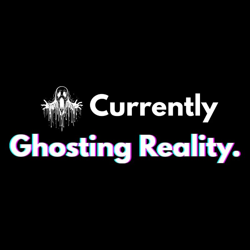 Aktuell Ghosting Reality Shirt