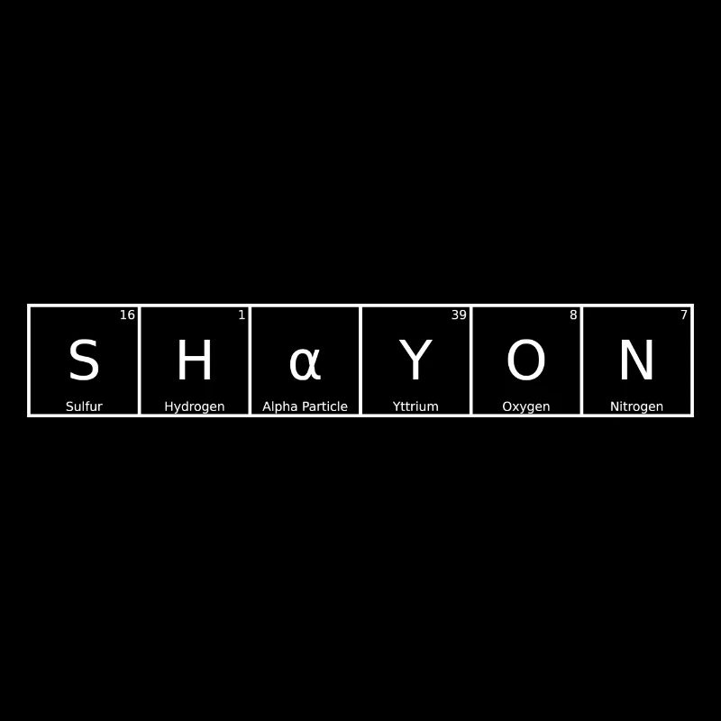 Shayon Name First Name Chemistry Periodic Table Elements