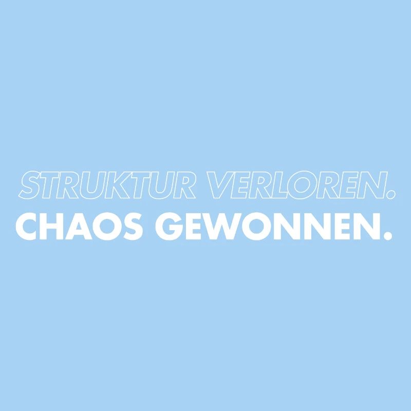 Structure lost, chaos won