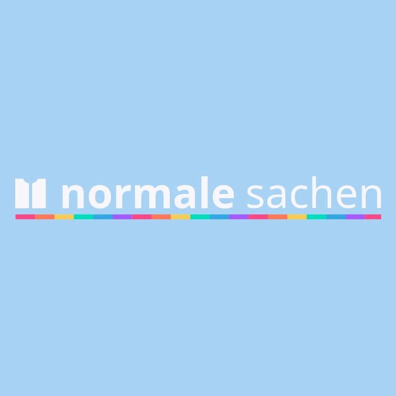 Normal Stuff Logo Rainbow