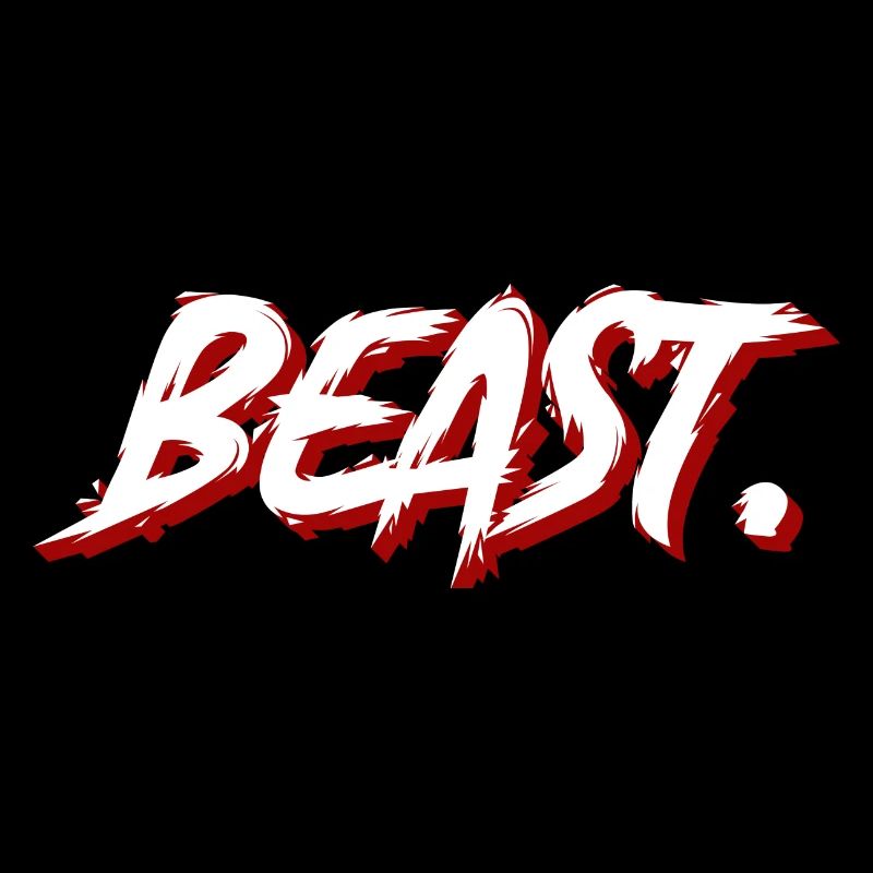 Beast Graffiti Pinseltext