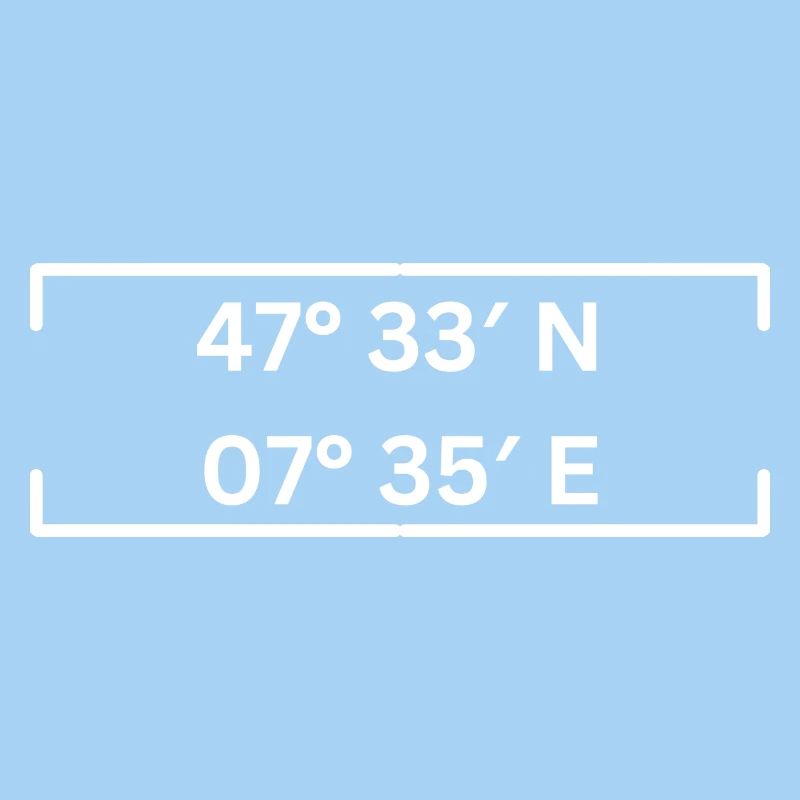 coordinates Basel Minimalist