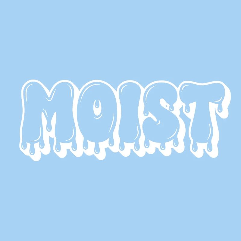 Moist Dripping Text