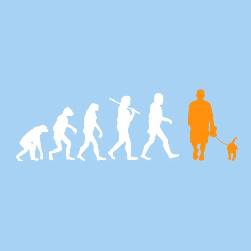 Evolution Dog Dog Walk Walk Gift