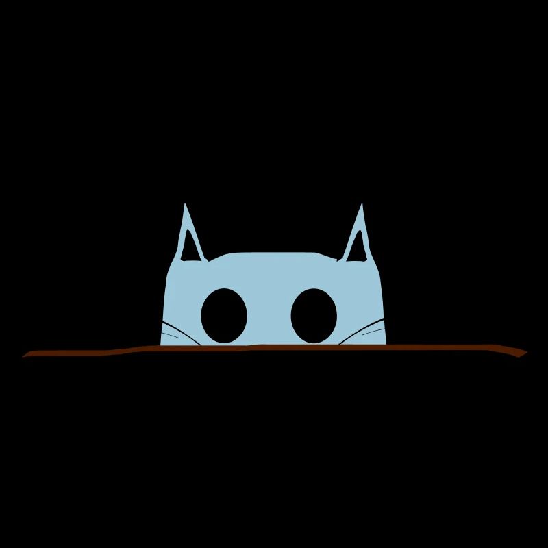 Katze Comic Tisch
