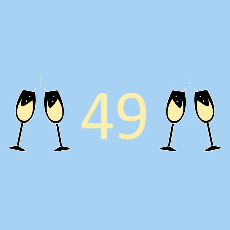 49e anniversaire 49 ans 49 ans numéro 49