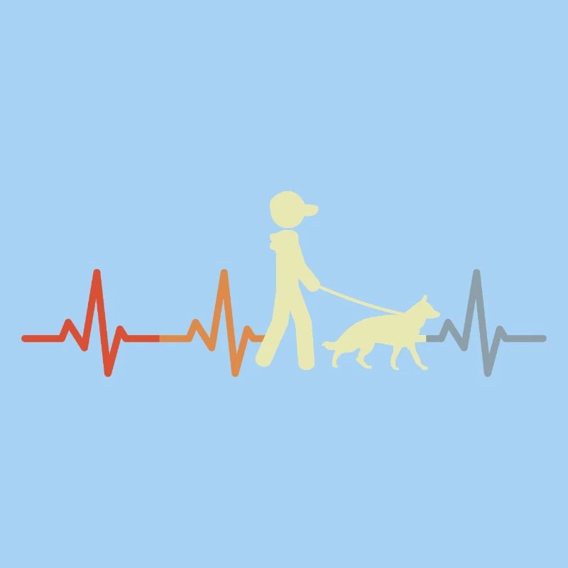 Schäferhund Kardiogramm