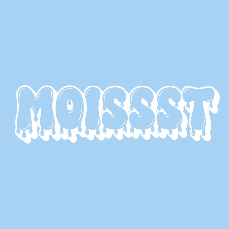 Moist Dripping Text