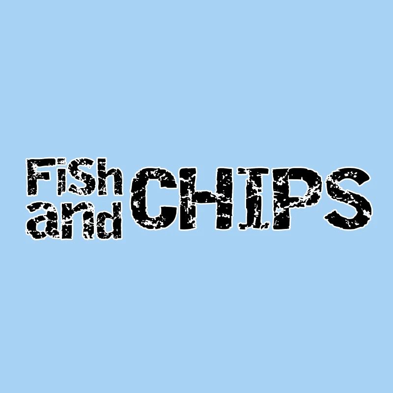 Fisch und Chips Retro Ragged