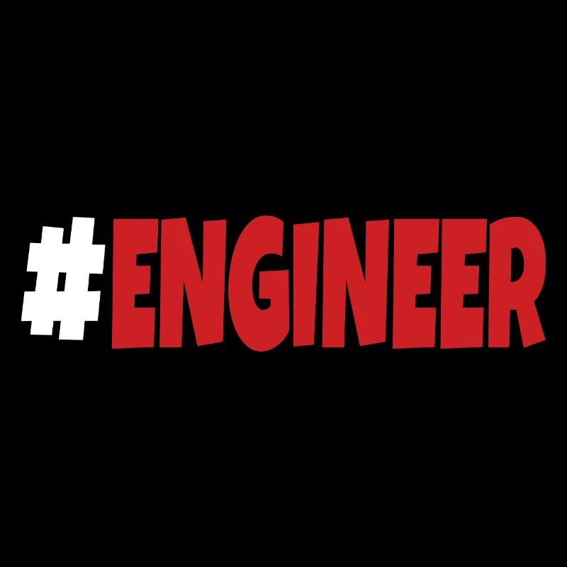 #engineer Weiß und Rot