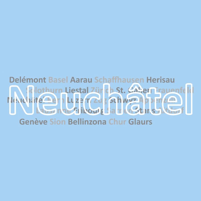 Schweizer Städte Neuchatel