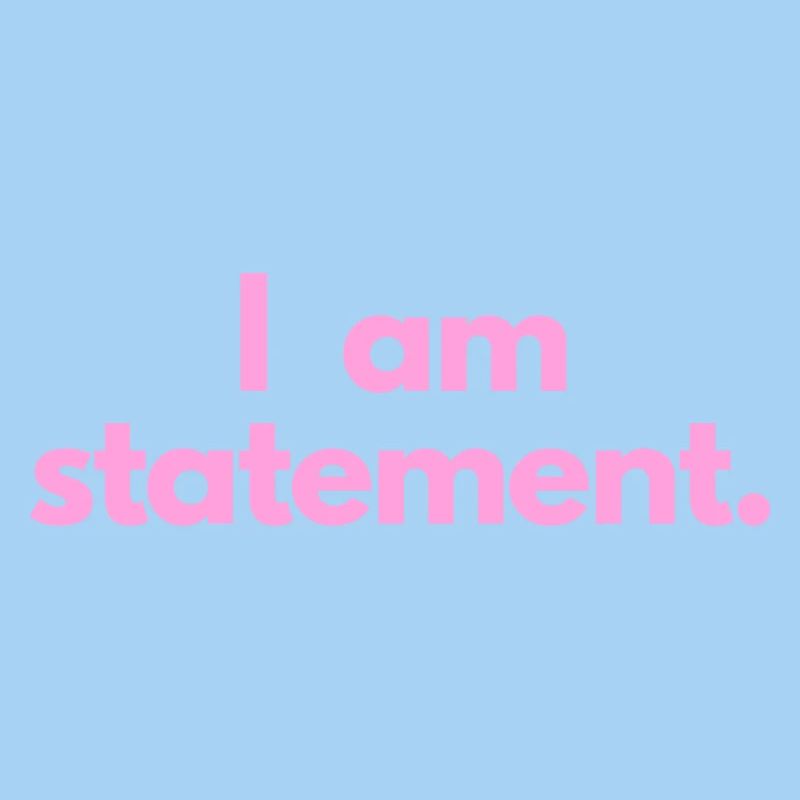 statement txt pink