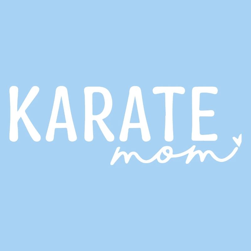 Karate Mutter Mädchen Mutter Sport Liebhaber