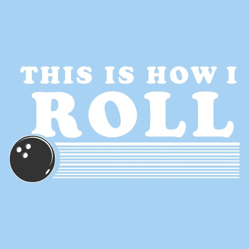 C’est ainsi que je ROll boule de bowling rétro