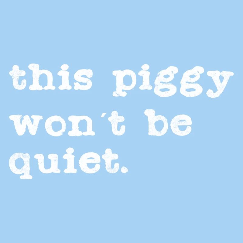 Dieses Piggy wird laut