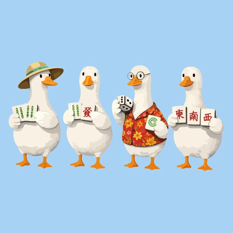 Mahjong goose