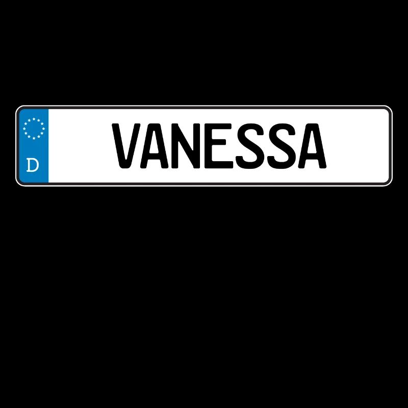 Vanessa Namensschild Geschenk