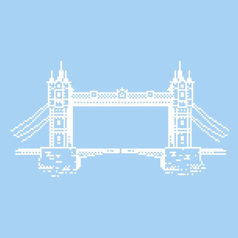 1Bit Pixel Tower Bridge