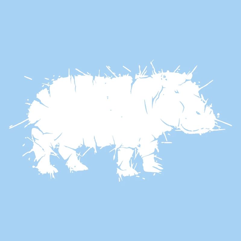 Hippo Hippo Grunge Art Vector