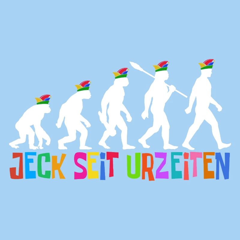 Jeck seit Urzeiten | Evolution Narren, Fastnacht