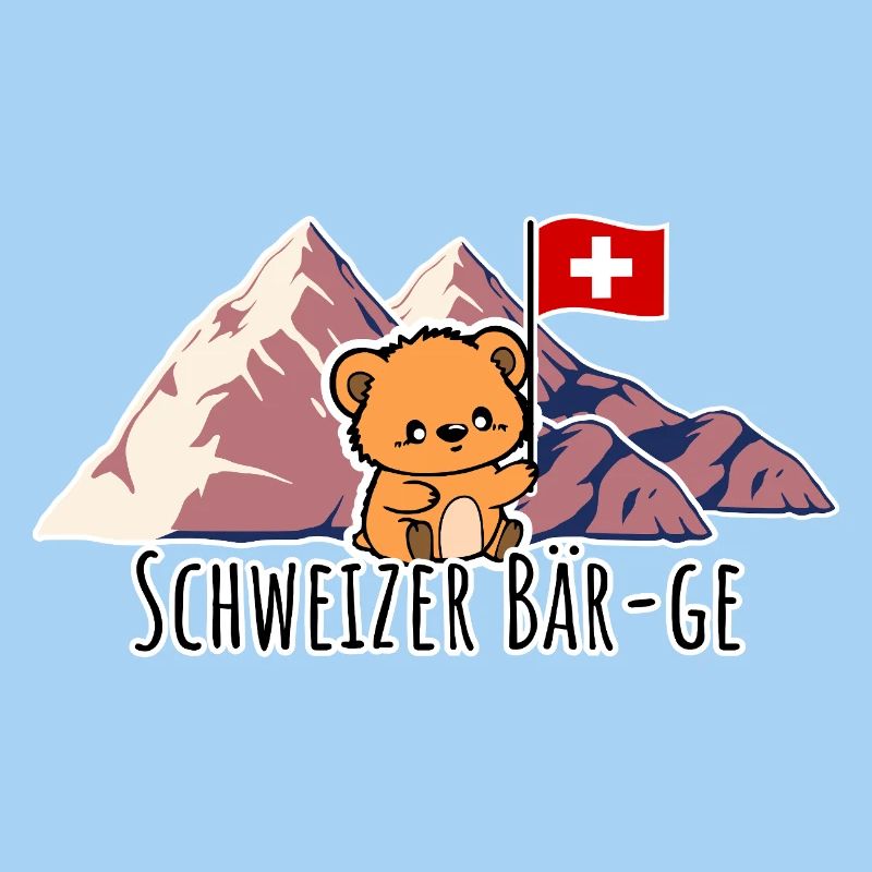 Schweizer Berge äh Bär-ge! putziger Schweizer Bär