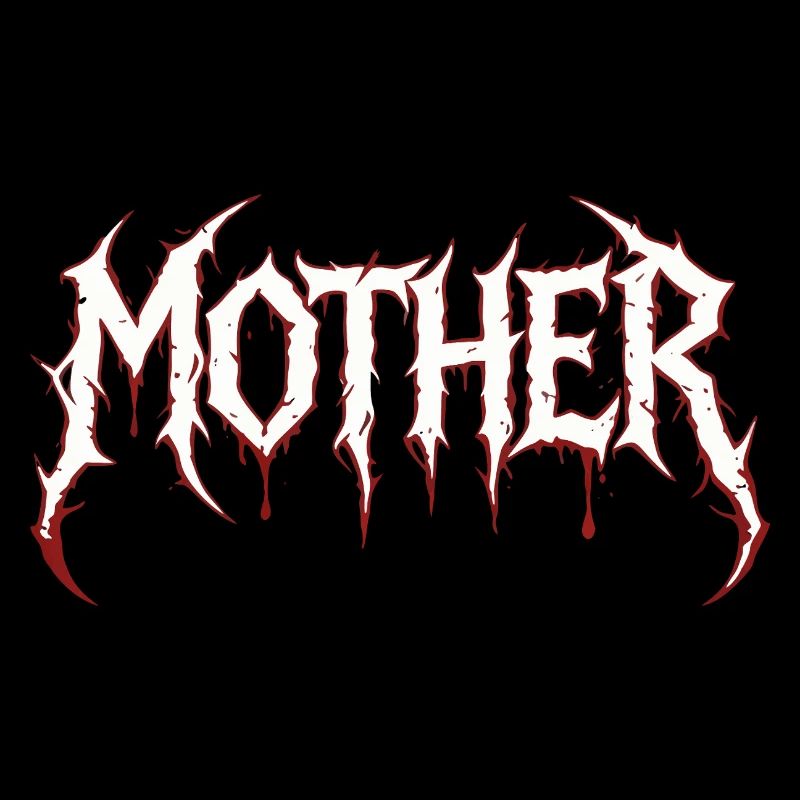 Metal Mutter Rock Musik Hardcore Mama Design