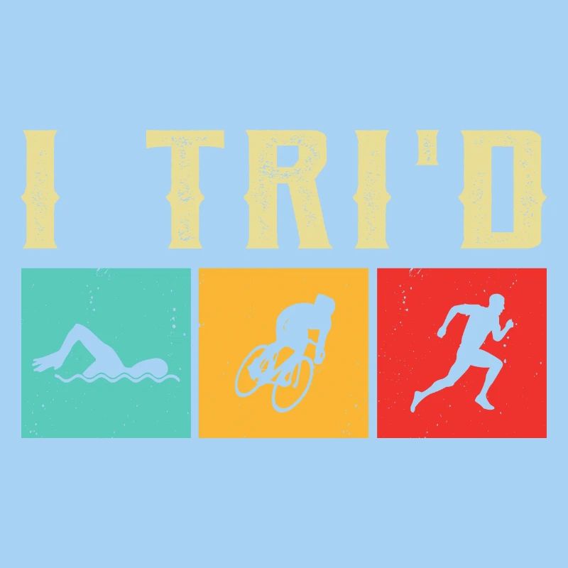 Triathlon-Anzug - Triathlet im Training